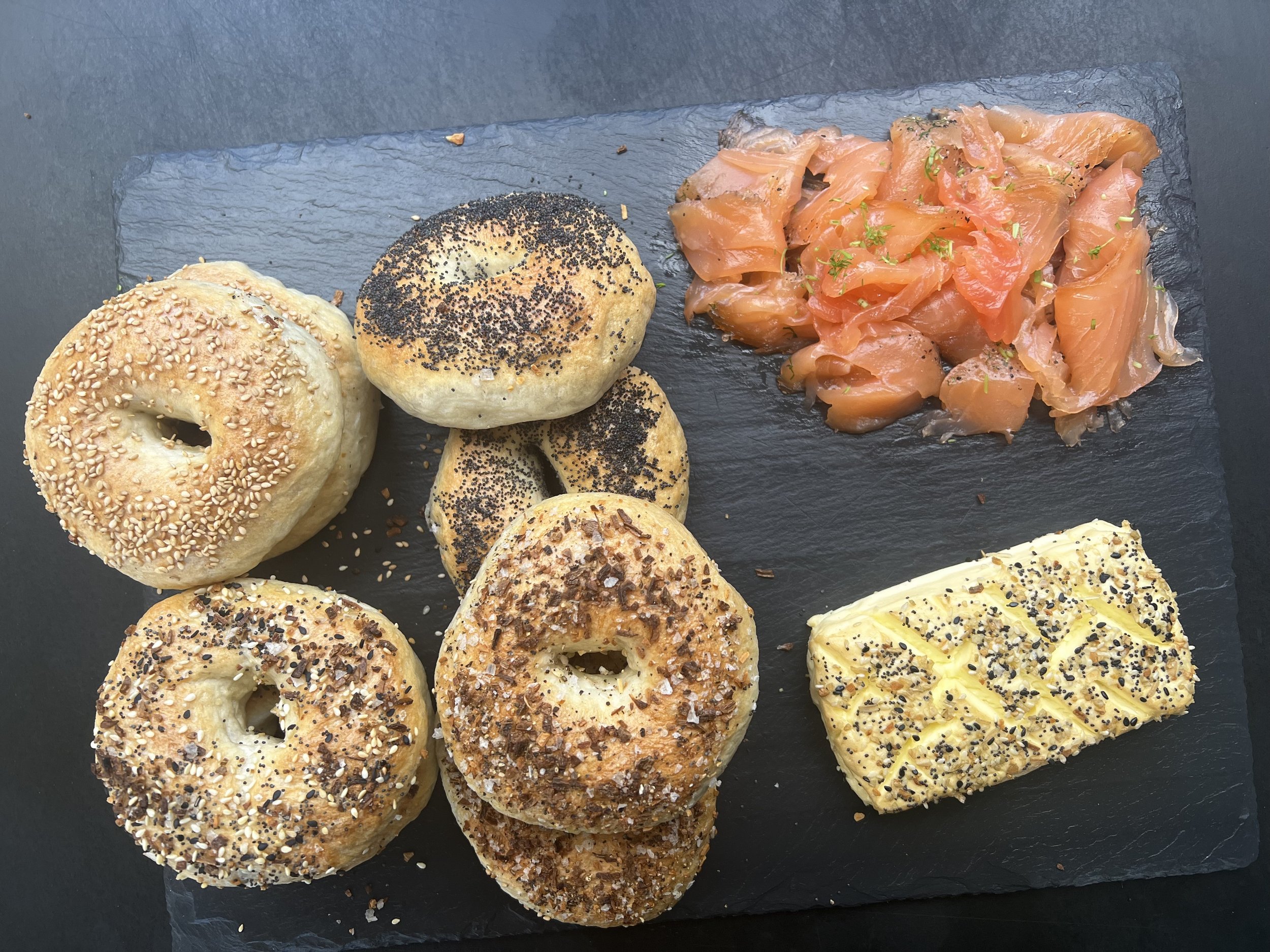 Lox, Bagels & Smoked Cream Cheese Recipe from Sam The Cooking Guy
