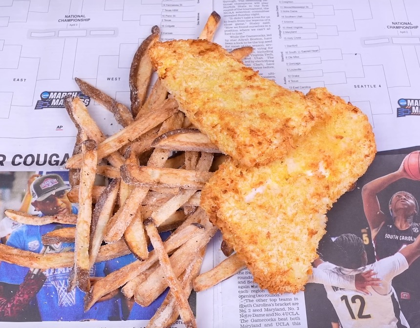 Air Fryer Fish & Chips Recipe from Sam The Cooking Guy
