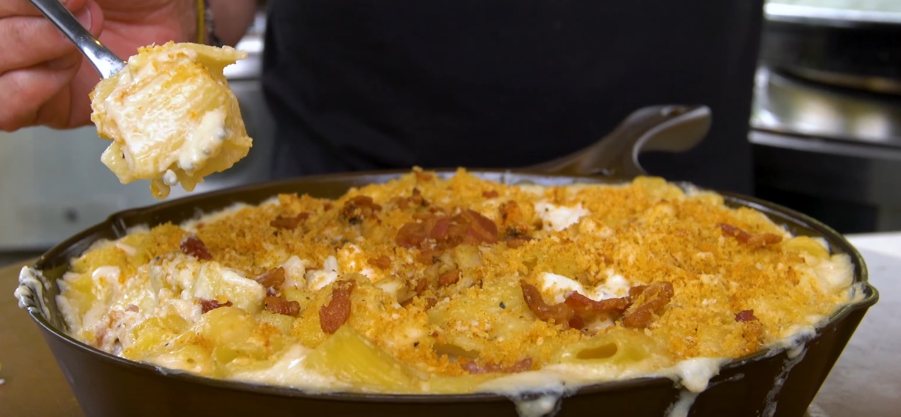 Baked Lobster Mac and Cheese Recipe from Sam The Cooking Guy