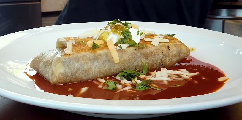 Restaurant Style Beef Burrito Recipe from Sam The Cooking Guy