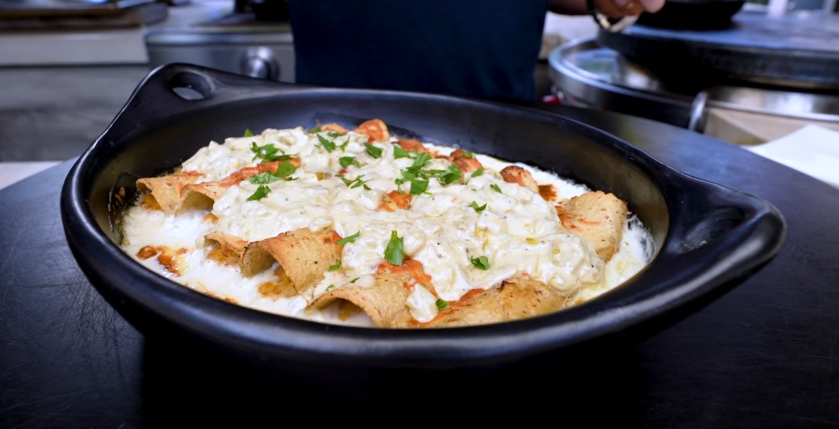 Breakfast Enchiladas Recipe from Sam The Cooking Guy