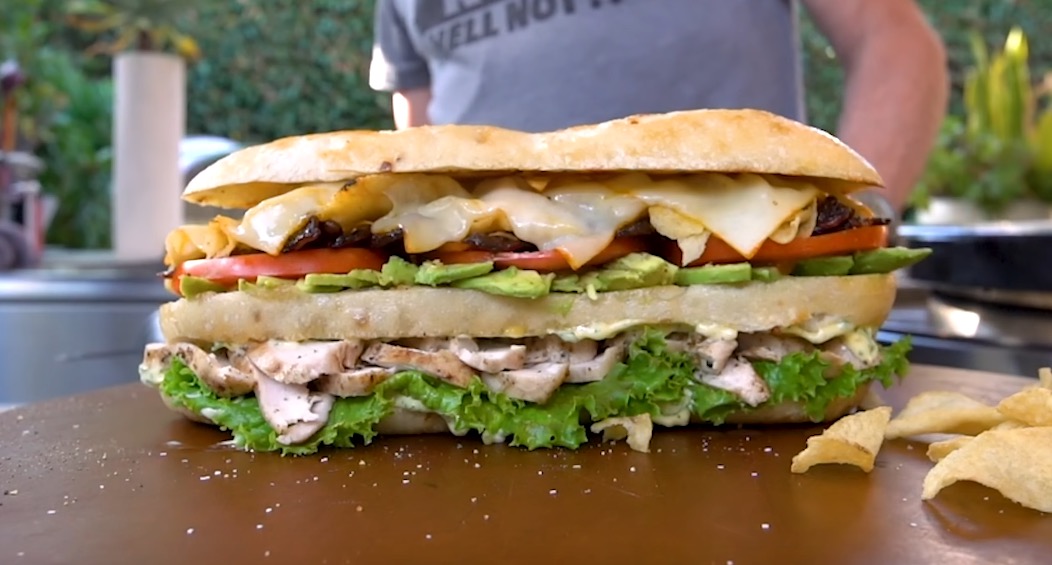 Chicken Club Sandwich Recipe from Sam The Cooking Guy