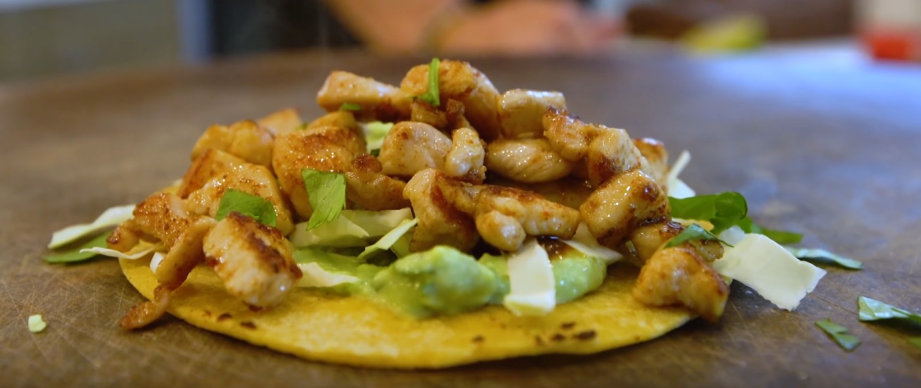 Chicken Tacos Recipe from Sam The Cooking Guy