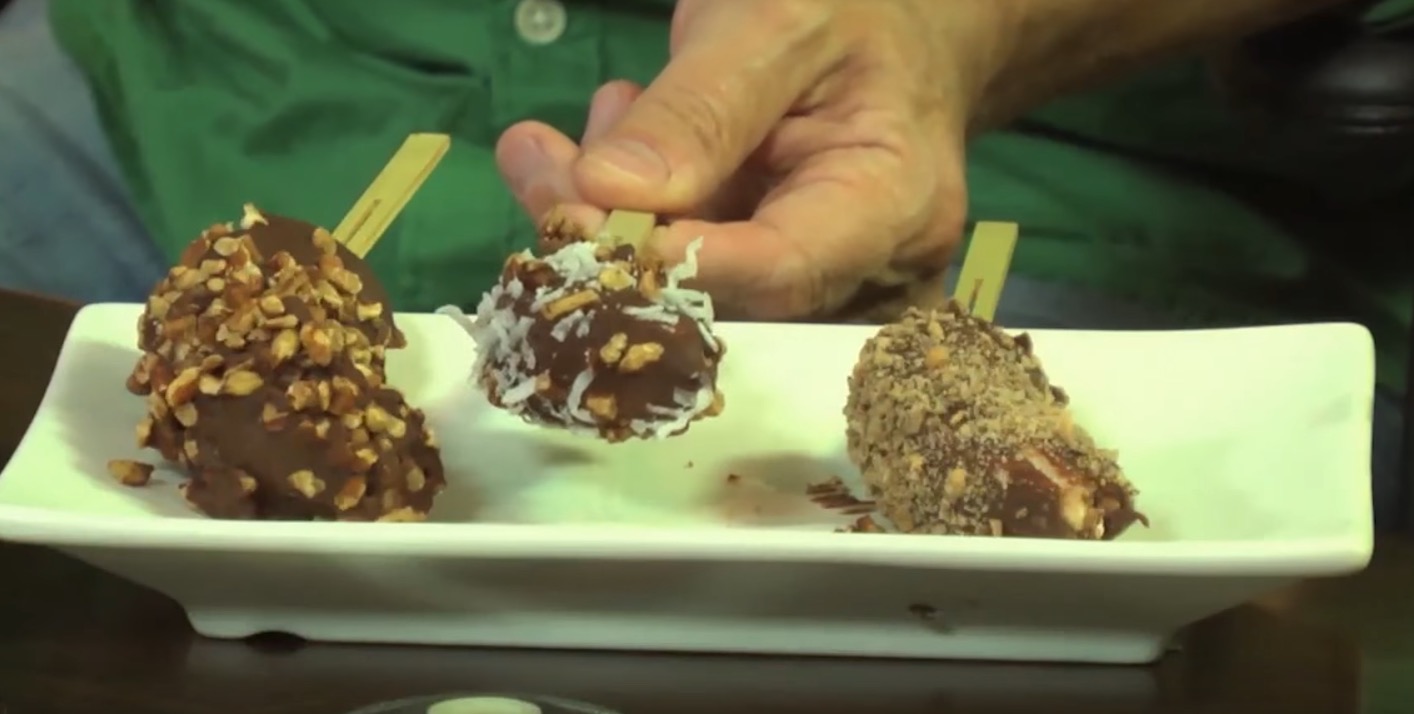 Chocolate Dipped Frozen Bananas Recipe from Sam The Cooking Guy