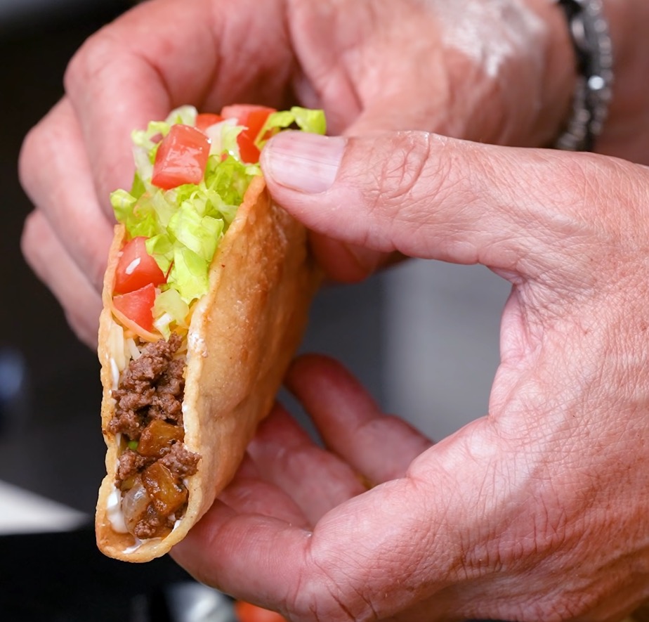 Crunchy Hard Shell Taco Recipe from Sam The Cooking Guy