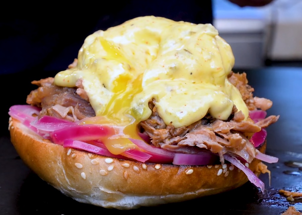 Eggs Benedict with Pulled Pork Recipe from Sam The Cooking Guy