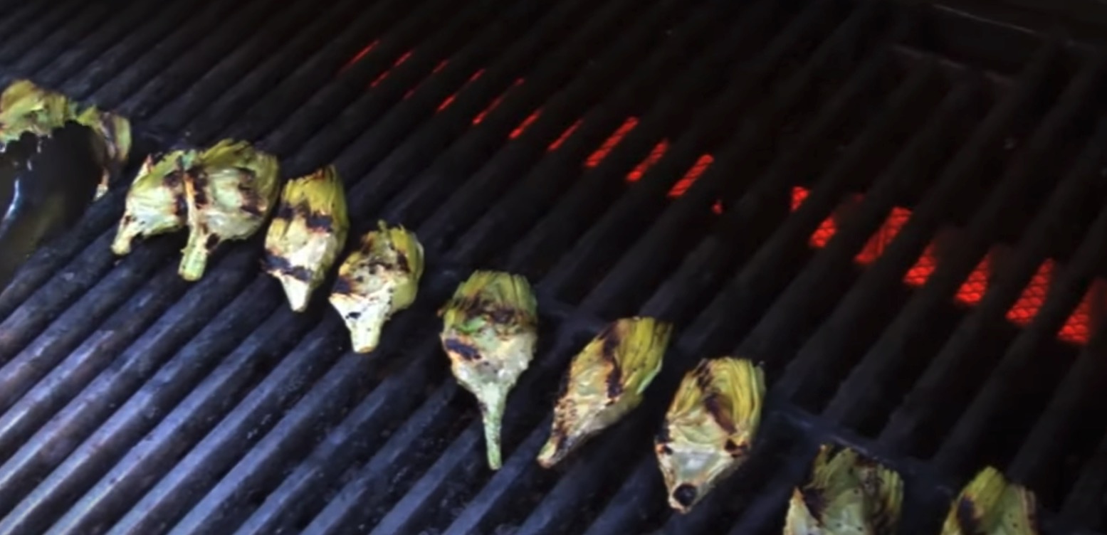 Grilled Baby Artichokes Recipe from Sam The Cooking Guy