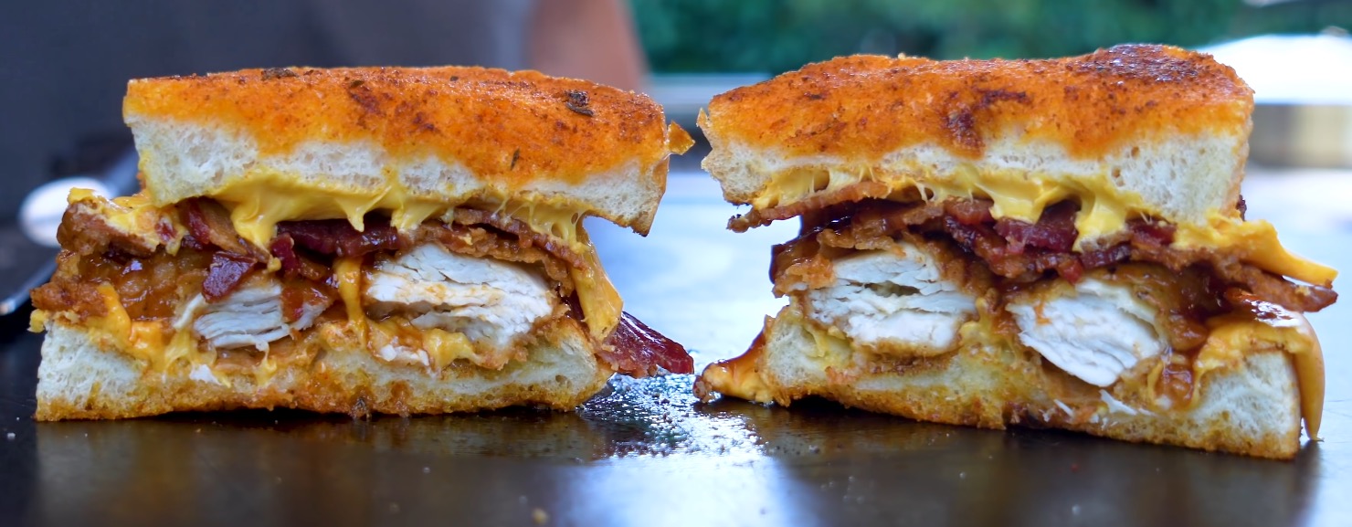 Honey Barbecue Chicken Melt Recipe from Sam The Cooking Guy
