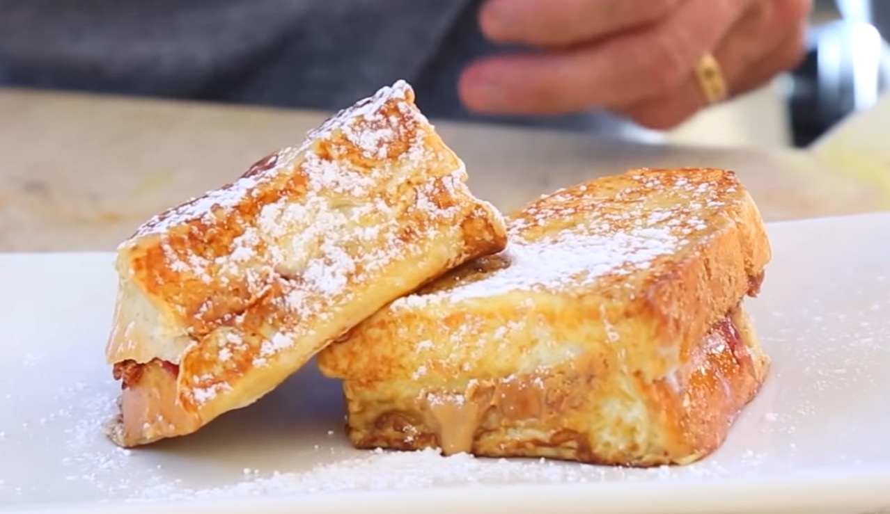 PB&J Stuffed French Toast Recipe from Sam The Cooking Guy