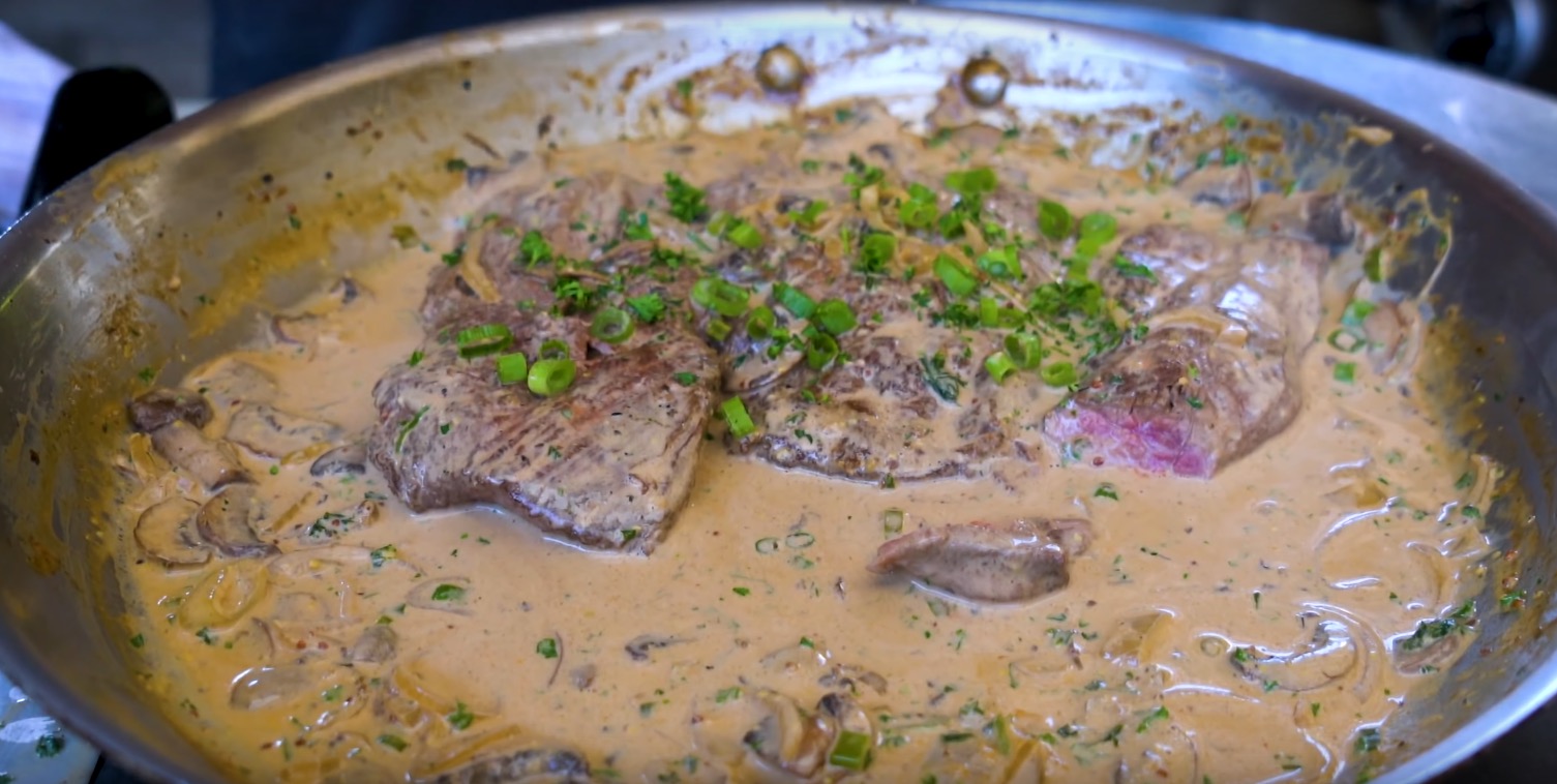 Steak Diane Recipe from Sam The Cooking Guy