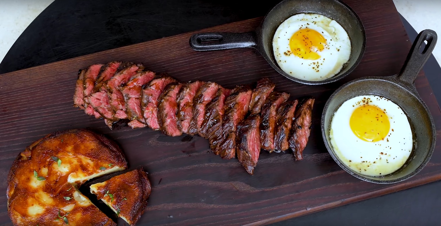 Steak, Egg, and Potato Breakfast