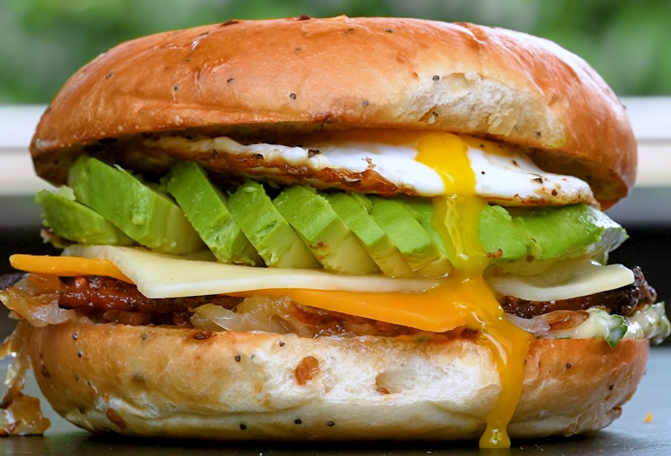 Bacon Egg And Cheese Breakfast Sandwich Recipe From Sam The Cooking Guy Bacon Egg And Cheese Breakfast Sandwich Recipe From Sam The Cooking Guy