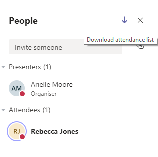 Microsoft Teams colleague presence status