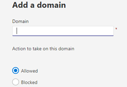 Add a domain Microsoft Teams federation