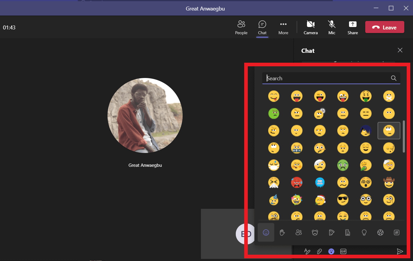 panel of emojis