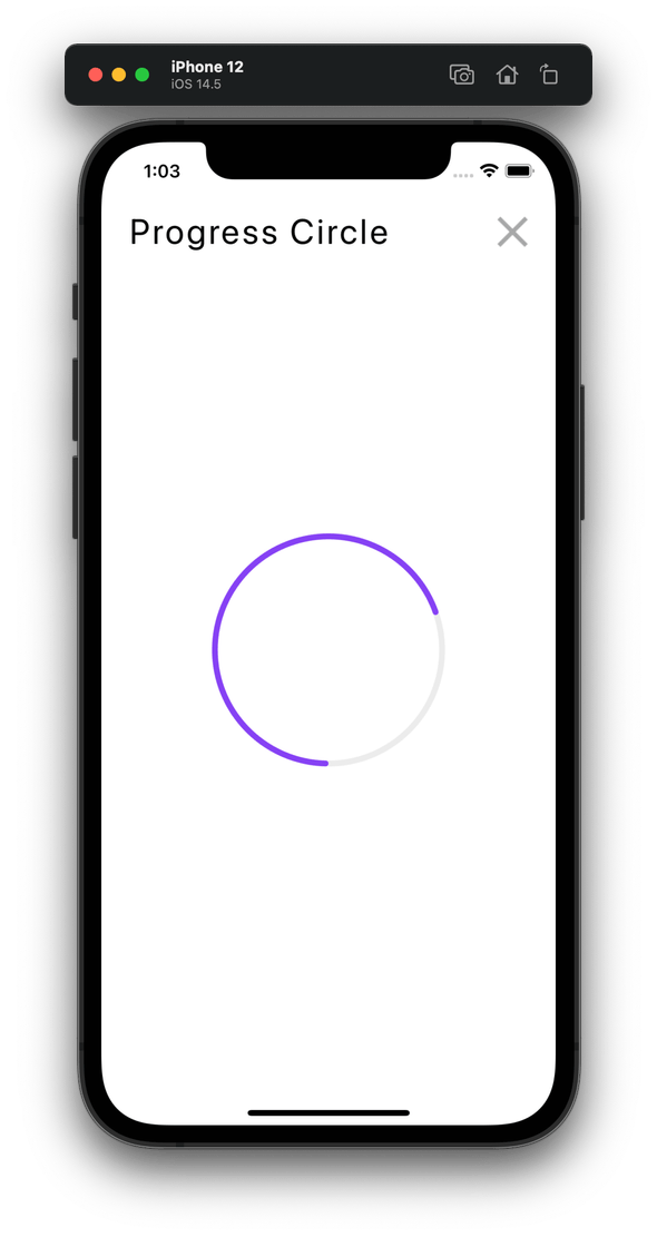 progressBar reversed