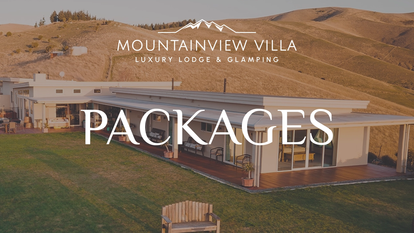 Packages | Mountainview Villa Luxury Lodge and Glamping - Mountain View Villas With Sauna
