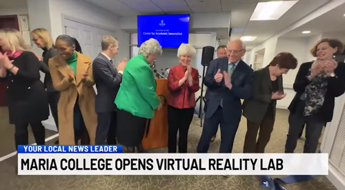New Virtual Reality Lab Unveiled at Maria College