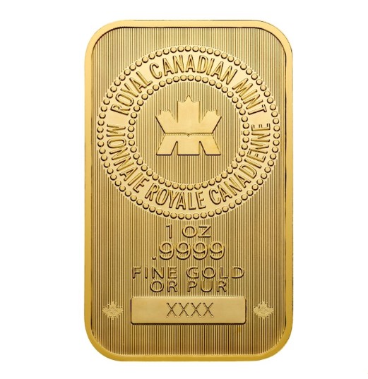 Royal Canadian Mint Gold Bars