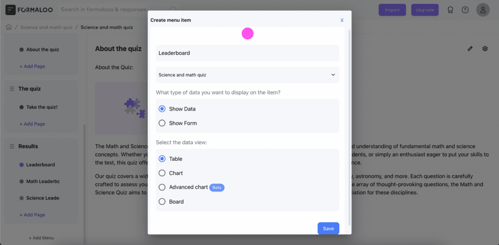 How to create leaderboard and ranking solutions - Formaloo