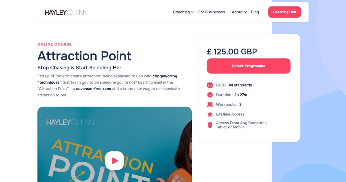 Online Course: How To Create Attraction With Her