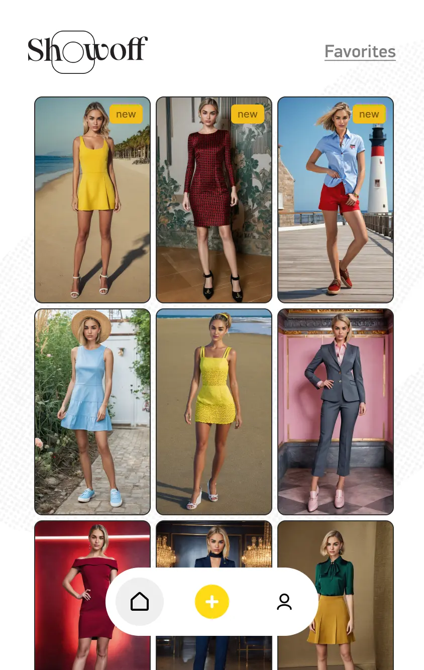 SHOWOFF | Put clothes on you with the help of ShowOff