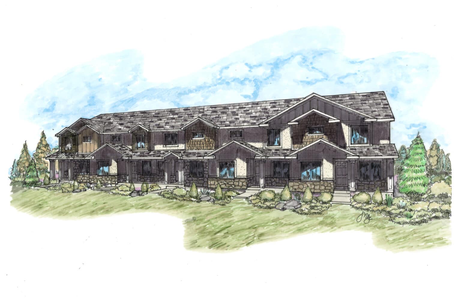 New Home Available The Apple Hollow A14 113 Middle Unit in Santaquin