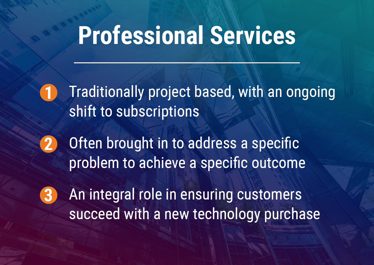 Managed Services Vs. Professional Services What’s the Difference? TSIA
