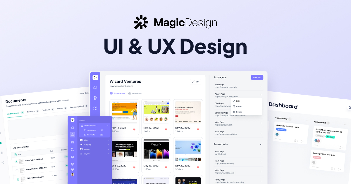 UI / UX Design | Magic Design
