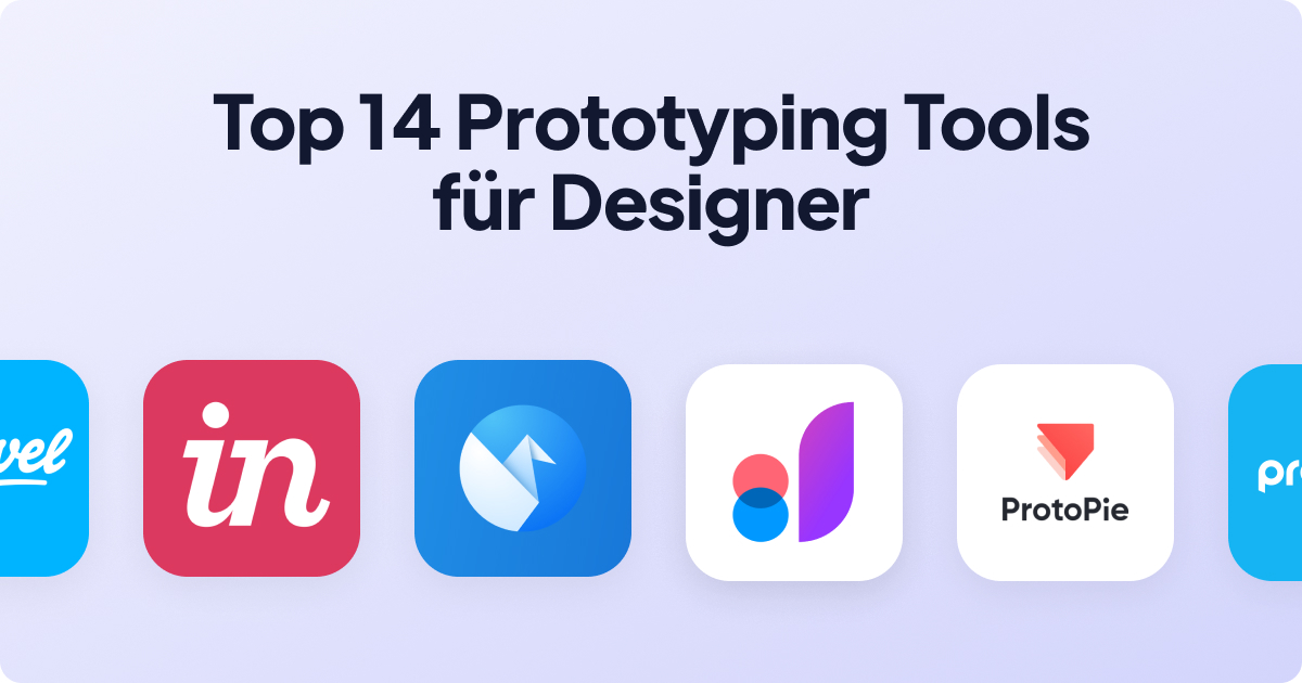 Top 14 Prototyping Tools für Designer