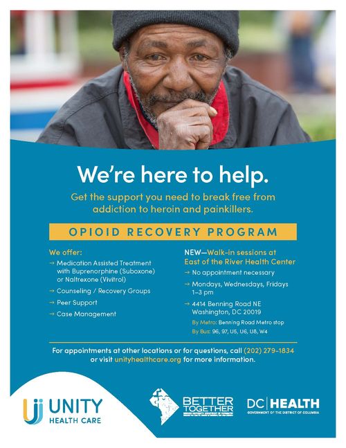Substance Use Disorder and Recovery | Unity Health Care