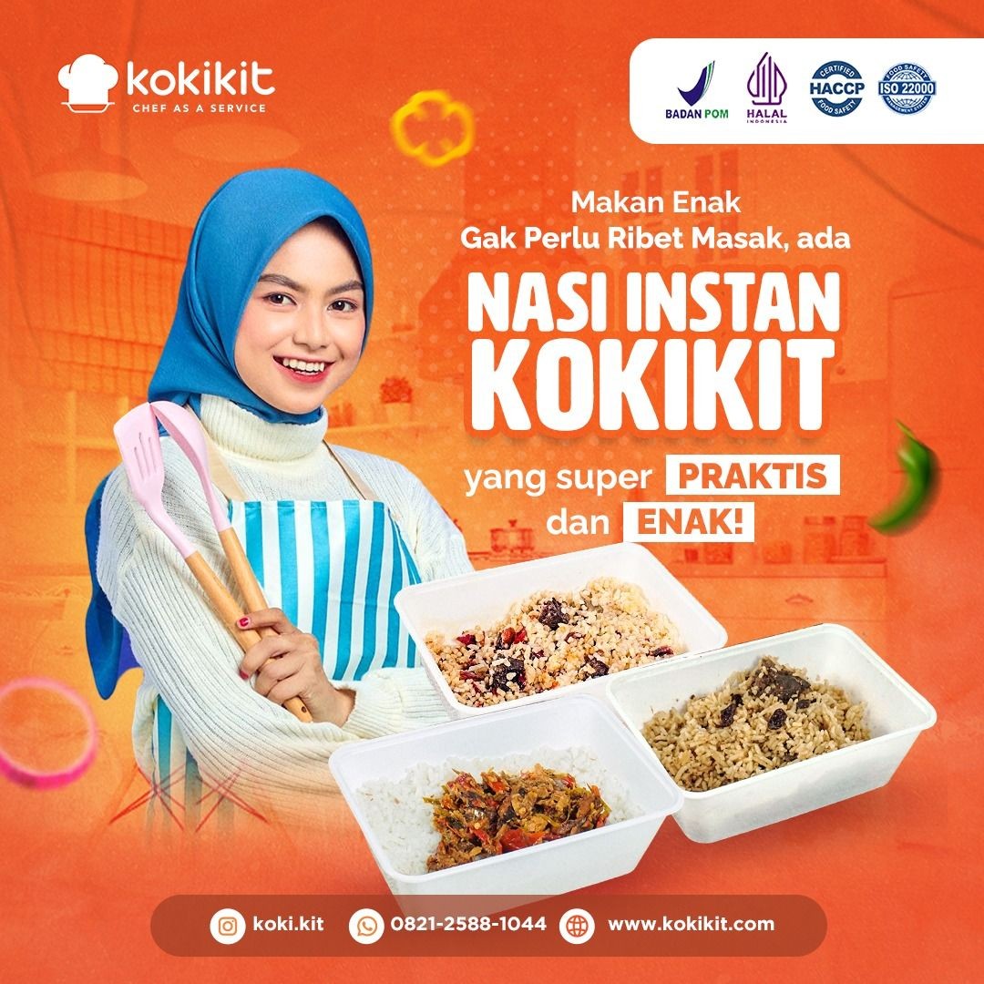 Kokikit - Produsen Makanan Instan dengan Teknologi Hak Paten