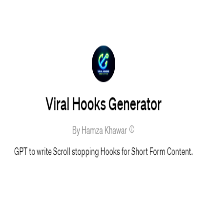 Viral Hooks Generator on GPT Review The world's largest & most