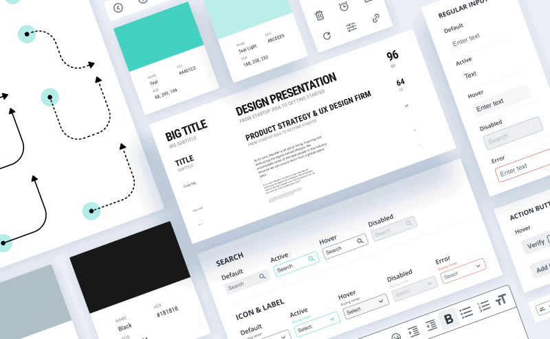 UX Style Guide - Design System brought to you by WANDR Studio Product Strategy & UX Design Firm