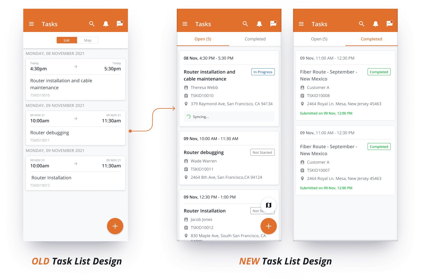 Task List Update Product Spotlight: Updated Mobile Task List