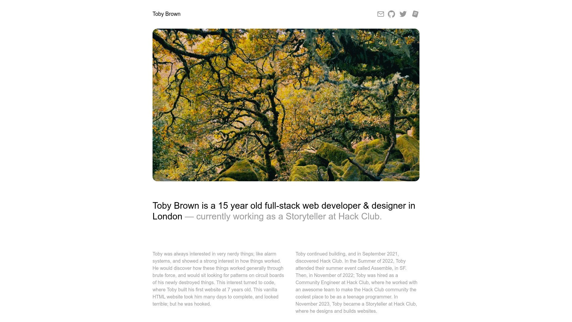 Toby brown — Portfolio Project — Curated Portfolios from Creatives