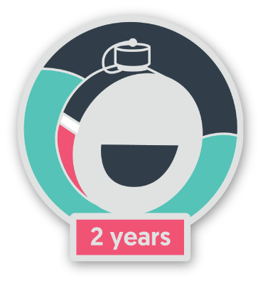 2 Years Pin Work Anniversary Pins and Certificates