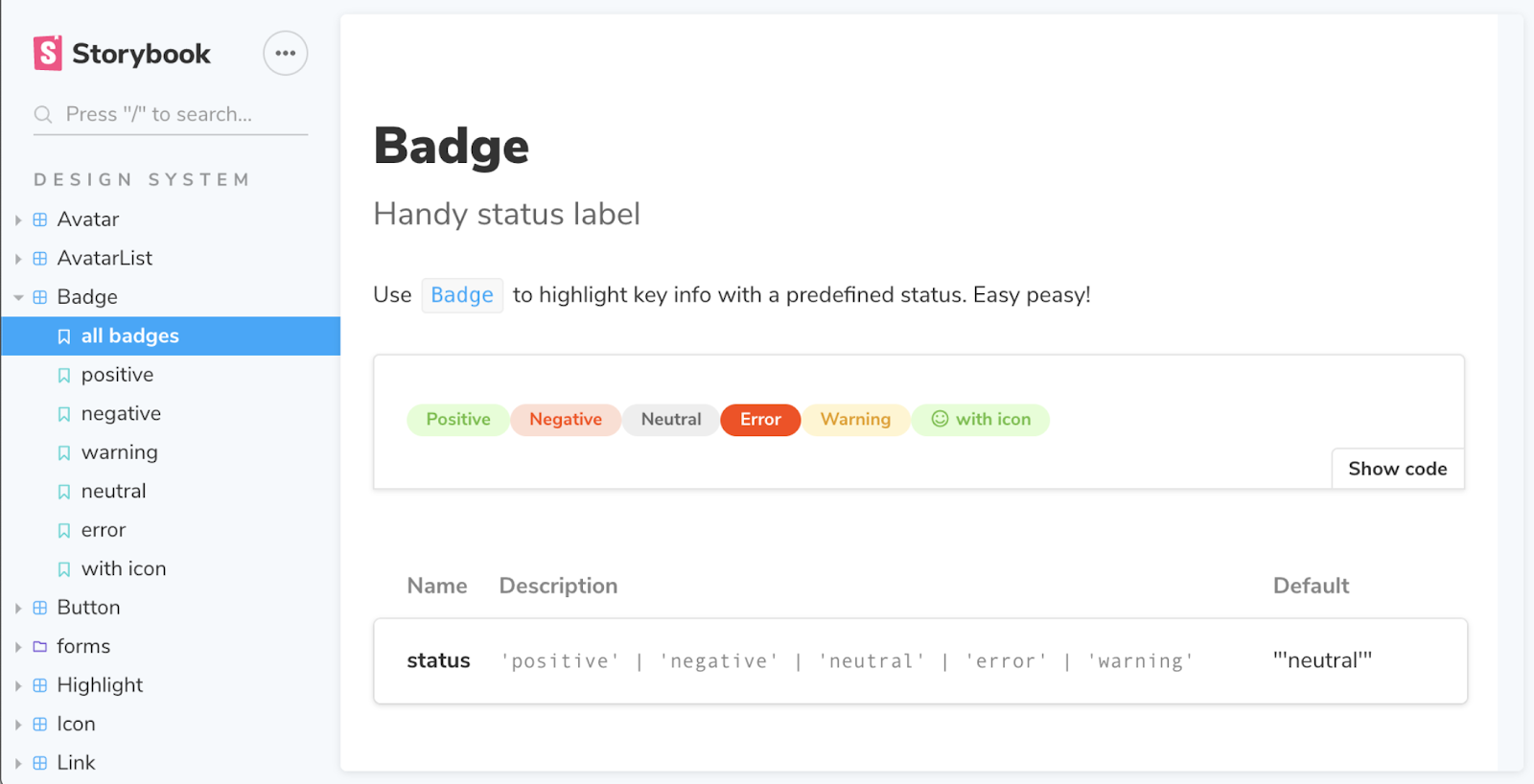 Introduction to Storybook with React