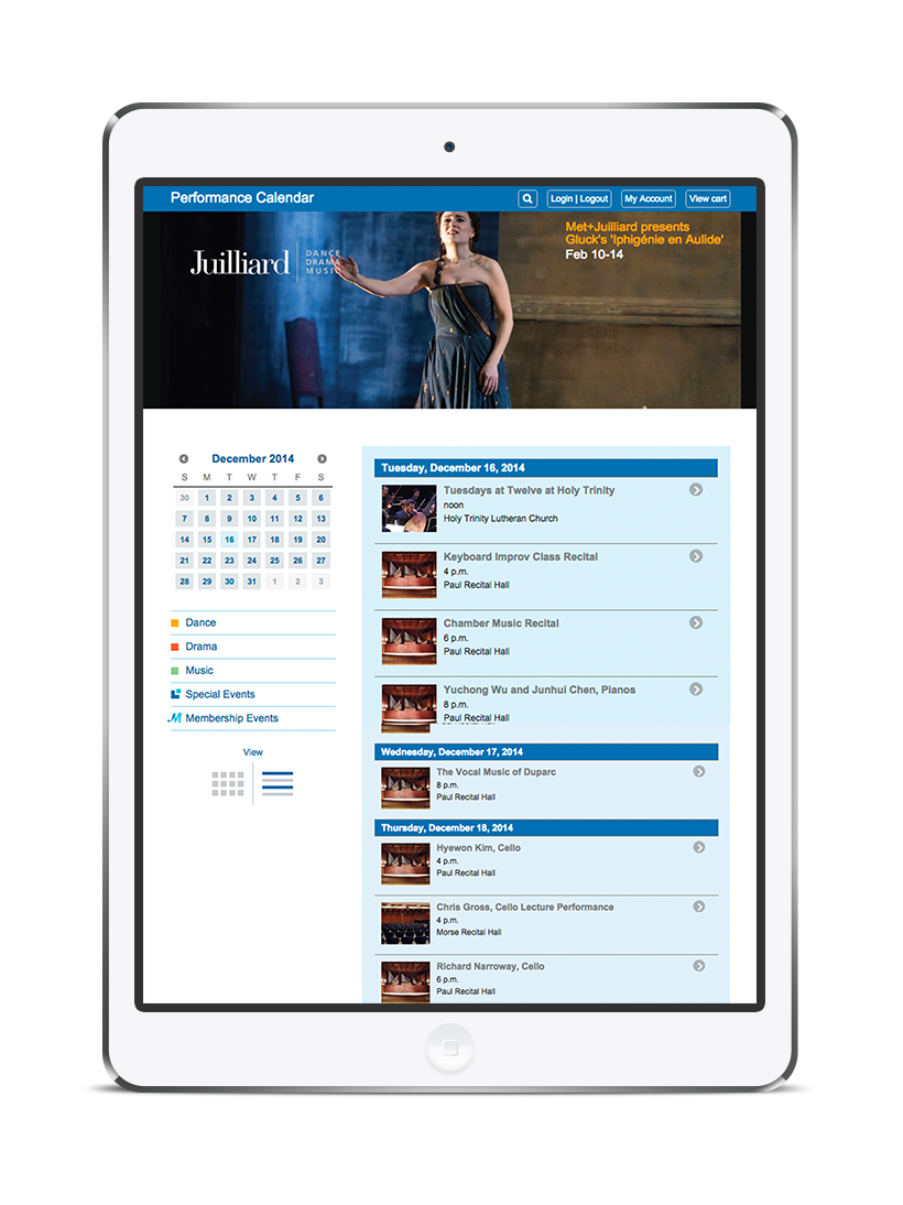 Juilliard School app