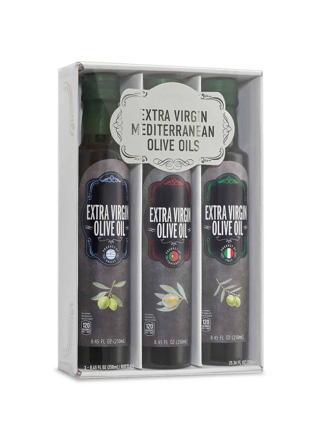 Assorted Oil Extra virgin olive oil in assorted box | Tuscany Private Label