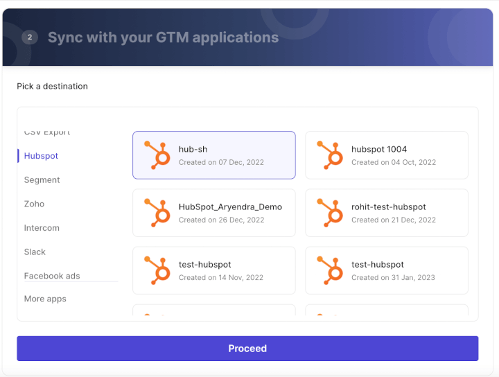  Sync your product qualified pipeline into your GTM destinations 