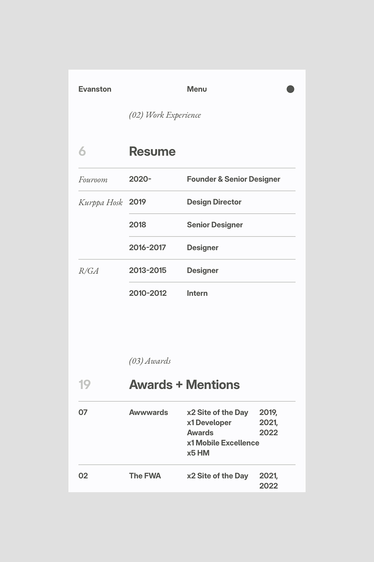 Moss Webflow Portfolio Template
