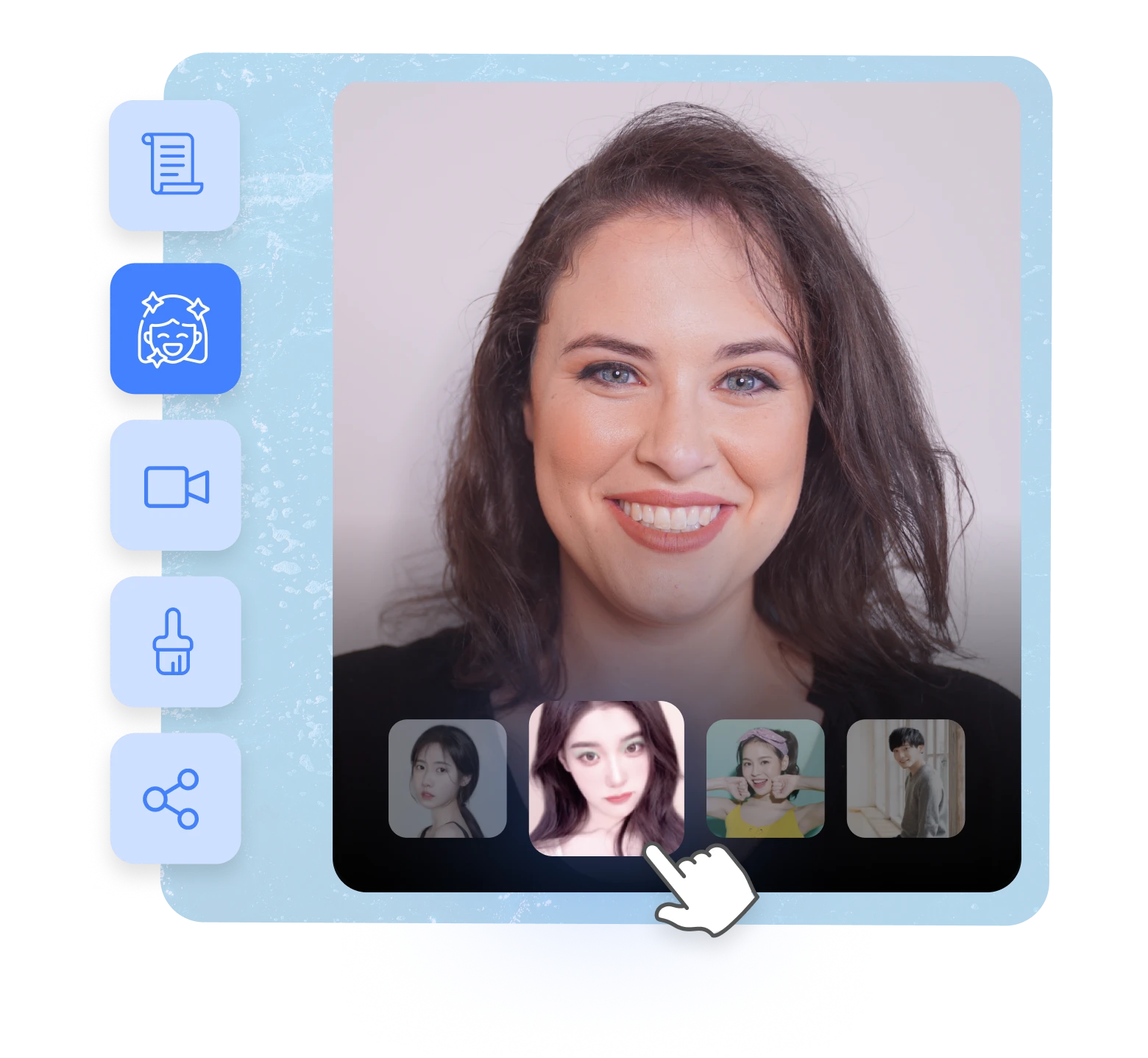 Free Face filters for video