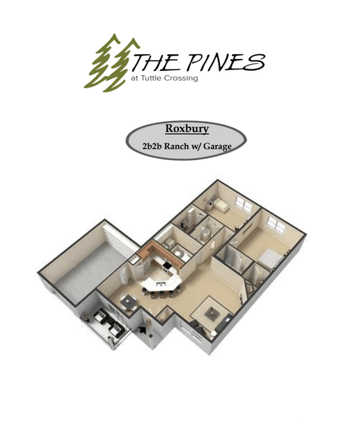 The Roxbury | Floor Plans | The Pines at Tuttle Crossing