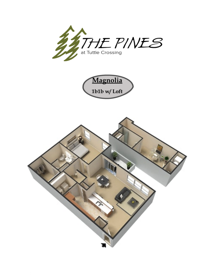Magnolia | Floor Plans | The Pines at Tuttle Crossing