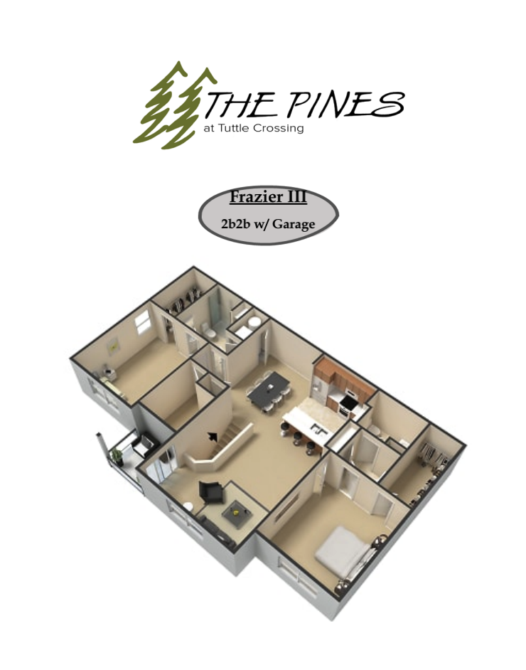 Frazier III | Floor Plan | The Pines at Tuttle Crossing