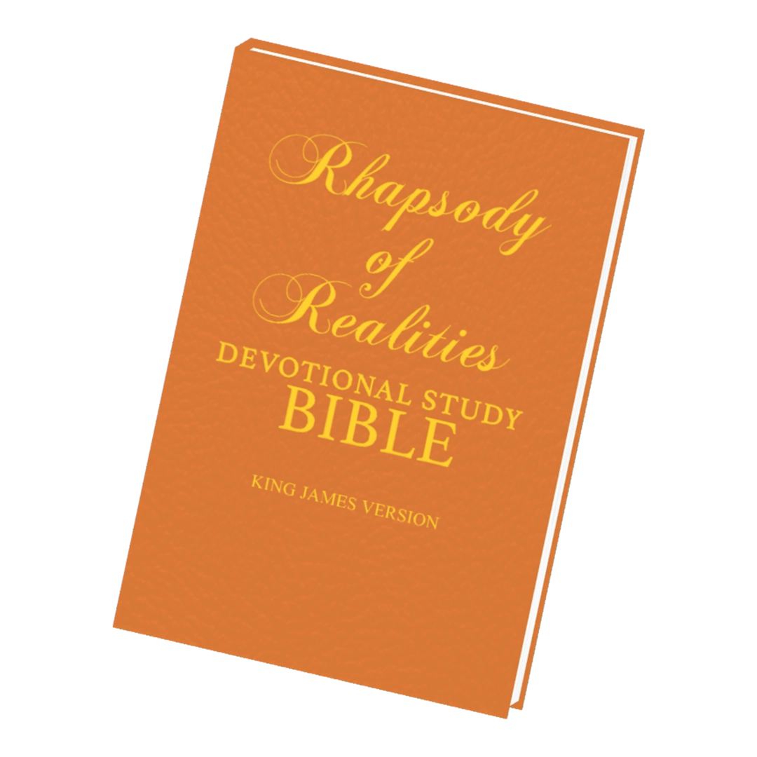 Rhapsody Of Realities Devotional Study Bible – Burgundy – Rhapsody Bibles