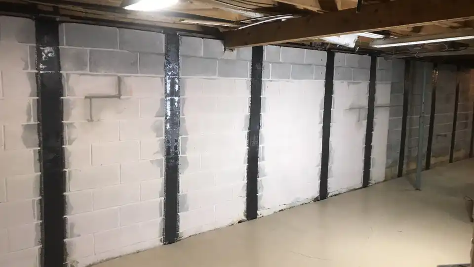 New Jersey Carbon Fiber Bowed Walls For Foundation Repair Scaldino