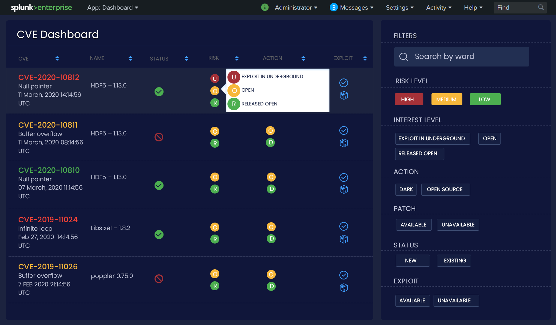 Extending Splunk UI using Custom JS and CSS