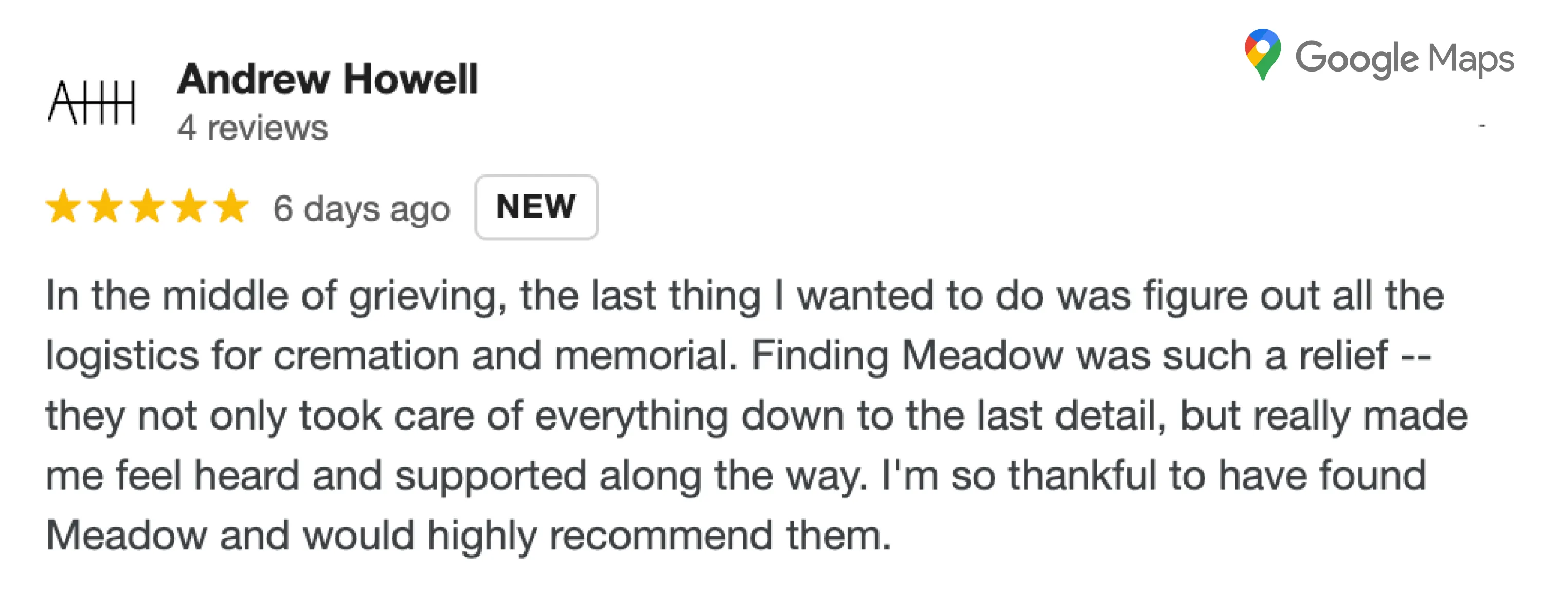 Meadow Memorials - Cremations And Funerals Commerce Reviews